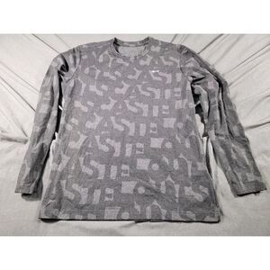 Louis Castel Men's sz 100 Medium Performance Long‎ Sleeve Shirt, all over print